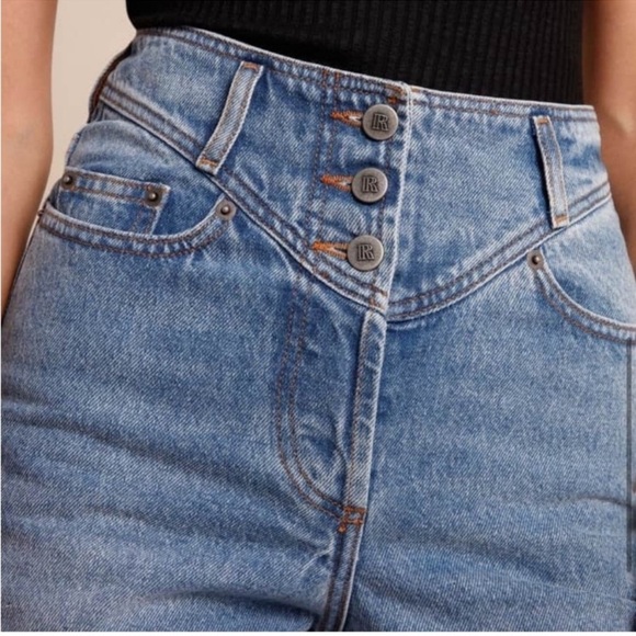 Rouje Gambetta Jeans High Rise Button Fly size 34/2 - Picture 3 of 15